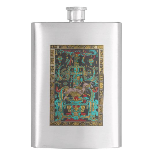Deksel van Grote Graf van Pakal - Palenque Astrona Flacon (Voorkant)