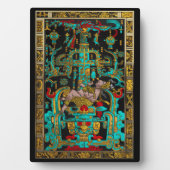 Deksel van Grote Graf van Pakal - Palenque Astrona Fotoplaat (voorkant)
