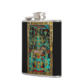 Deksel van Grote Graf van Pakal - Palenque Astrona Heupfles (Links)