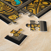 Deksel van Grote Graf van Pakal - Palenque Astrona Legpuzzel (Zijkant)