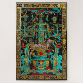 Deksel van Grote Graf van Pakal - Palenque Astrona Legpuzzel (Verticaal)