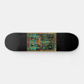 Deksel van Grote Graf van Pakal - Palenque Astrona Persoonlijk Skateboard (Horizontaal)