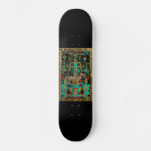 Deksel van Grote Graf van Pakal - Palenque Astrona Persoonlijk Skateboard (Voorkant)