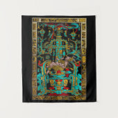 Deksel van Grote Graf van Pakal - Palenque Astrona Wandkleed (Voorkant)