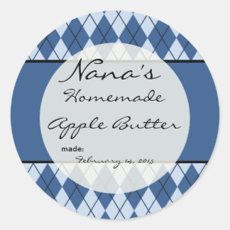 Deksel van het klepdeksel van Argyle Canning voor  Ronde Sticker