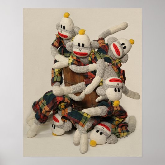 Deksel van het poster van apen (Voorkant)