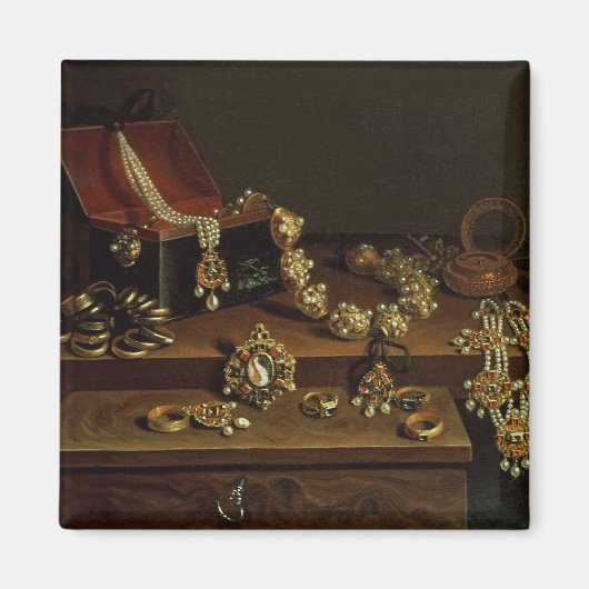 Deksel van juwelen op tafel magneet (Voorkant)