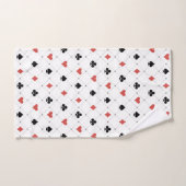 Deksel van kaartenpatroon bad handdoek (Handdoek)
