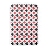 Deksel van kaartenpatroon badmat (Voorkant Verticaal)