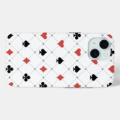 Deksel van kaartenpatroon Case-Mate iPhone case (Achterkant (horizontaal))