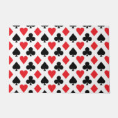 Deksel van kaartenpatroon deurmat (Voorkant)