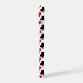 Deksel van kaartenpatroon iPhone 15 case (Linkerkant)