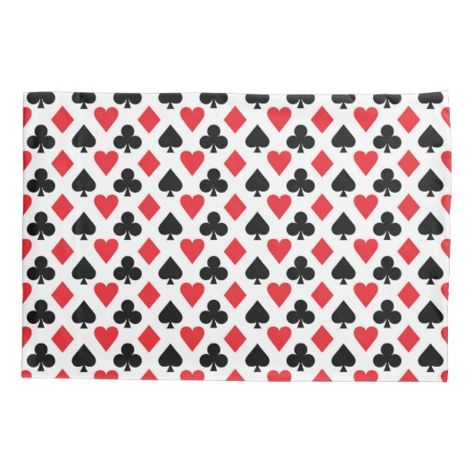 Deksel van kaartenpatroon kussensloop (Achterkant-Links)