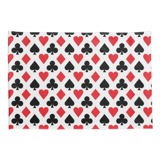 Deksel van kaartenpatroon kussensloop (Achterkant-Rechts)