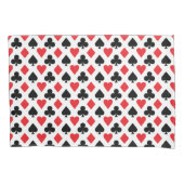 Deksel van kaartenpatroon kussensloop (Voorkant-Links)