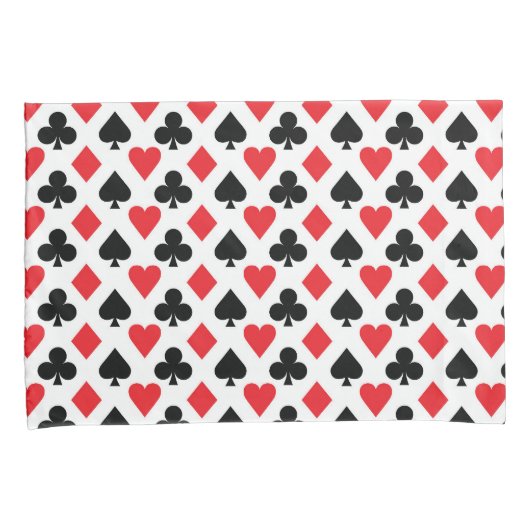 Deksel van kaartenpatroon kussensloop (Voorkant-Rechts)