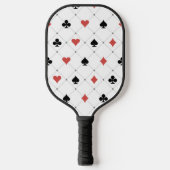 Deksel van kaartenpatroon pickleball paddle (Voorkant)
