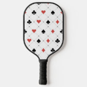 Deksel van kaartenpatroon pickleball paddle (Achterkant)