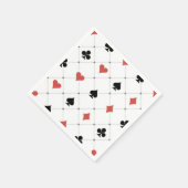Deksel van kaartenpatroon servet (Hoek)