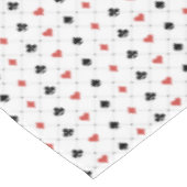 Deksel van kaartenpatroon tafelkleed (Gekanteld)