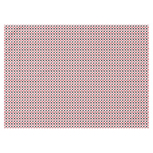 Deksel van kaartenpatroon tafelkleed (Voorkant (Horizontaal))