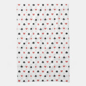 Deksel van kaartenpatroon theedoek (Verticaal)