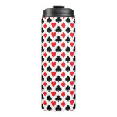 Deksel van kaartenpatroon thermosbeker (Voorkant)