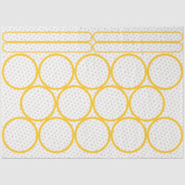 Deksel van koningin Bee Honey Jar Topper Tissuepapier