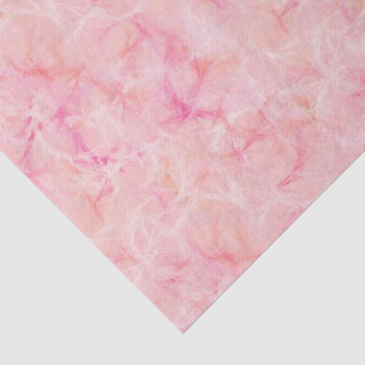 Deksel van marmer, koraalroze tissuepapier (Detail)