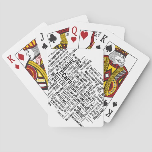 Deksel van speelkaarten (Achterkant)