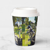 Deksel vol Golfclusters, papierbekertjes Papieren Bekers (Rechts)