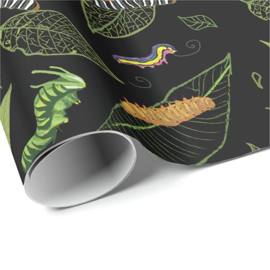 Dekselaar en bladeren, prachtige tuinkunst cadeaupapier (Rol Hoek)