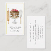 Dekselaar Waterverf remgereedschap Visitekaartje (Voorkant / Achterkant)