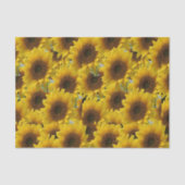 Dekselpapier zonnebloemen tissuepapier (Voorkant)