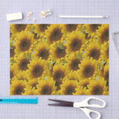Dekselpapier zonnebloemen tissuepapier (Craft)