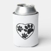 Deksels van rubber en van gesmeed haar blikjeskoeler (Blikje Voorkant)