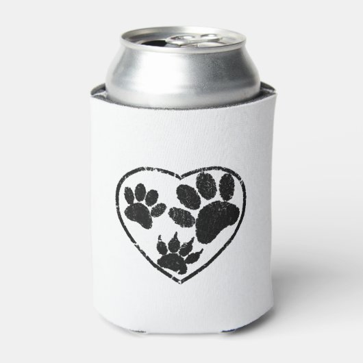 Deksels van rubber en van gesmeed haar blikjeskoeler (Blikje Voorkant)