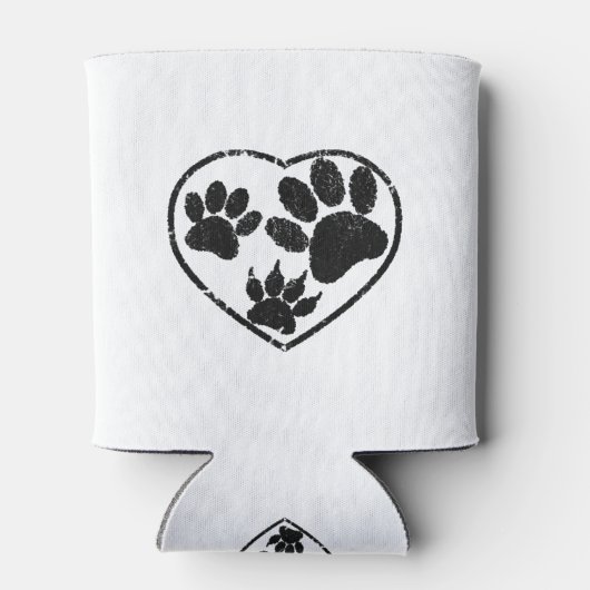 Deksels van rubber en van gesmeed haar blikjeskoeler (Achterkant)