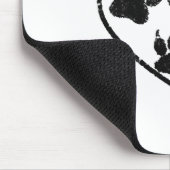 Deksels van rubber en van gesmeed haar muismat (Hoek)