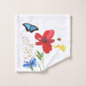 Dekset van handdoeken voor bloemen (Wasdoekje)