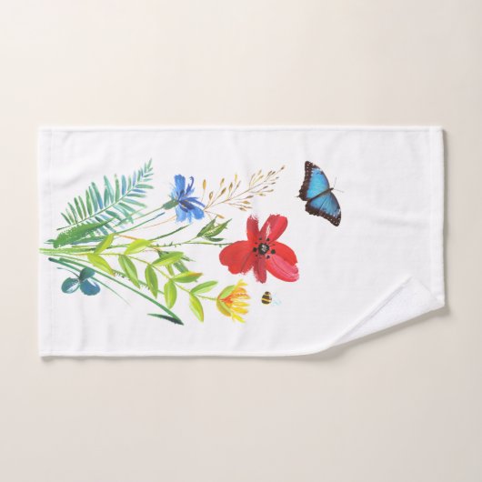Dekset van handdoeken voor bloemen (Handdoek)