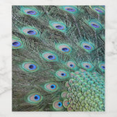 Dekstaartveren Wijn Etiket (Enkel label)