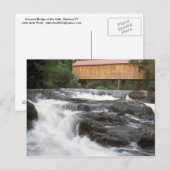 Dekte brug aan de Herfsten, Thetford VT Briefkaart (Voorkant / Achterkant)