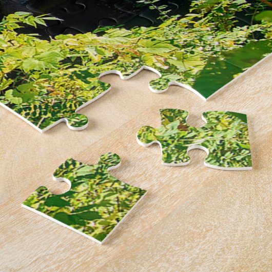 Dekte brug Ohio.kerstgroeten Legpuzzel (Zijkant)