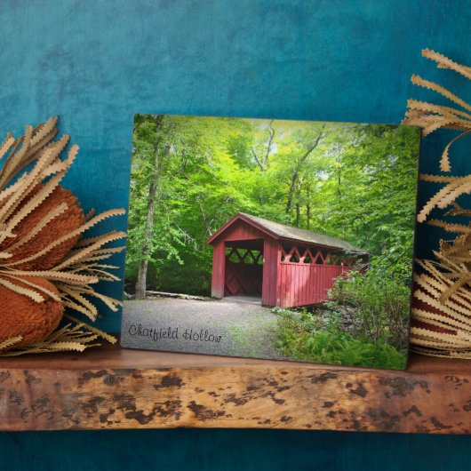 Dekte brug Plaque Fotoplaat (Zijkant)