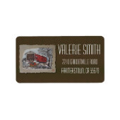 Dekte brug & Sleigh Etiket (Voorkant)