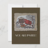 Dekte brug & Sleigh Kaart (Voorkant)