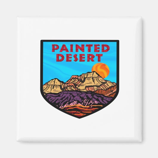 Dekte woestijnverbijstering magneet (Voorkant)