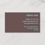 Dektekst voor corrosie "koper" visitekaartje (Achterkant)