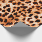 Dektextuur van bladafdrukken cadeaupapier (Hoek)